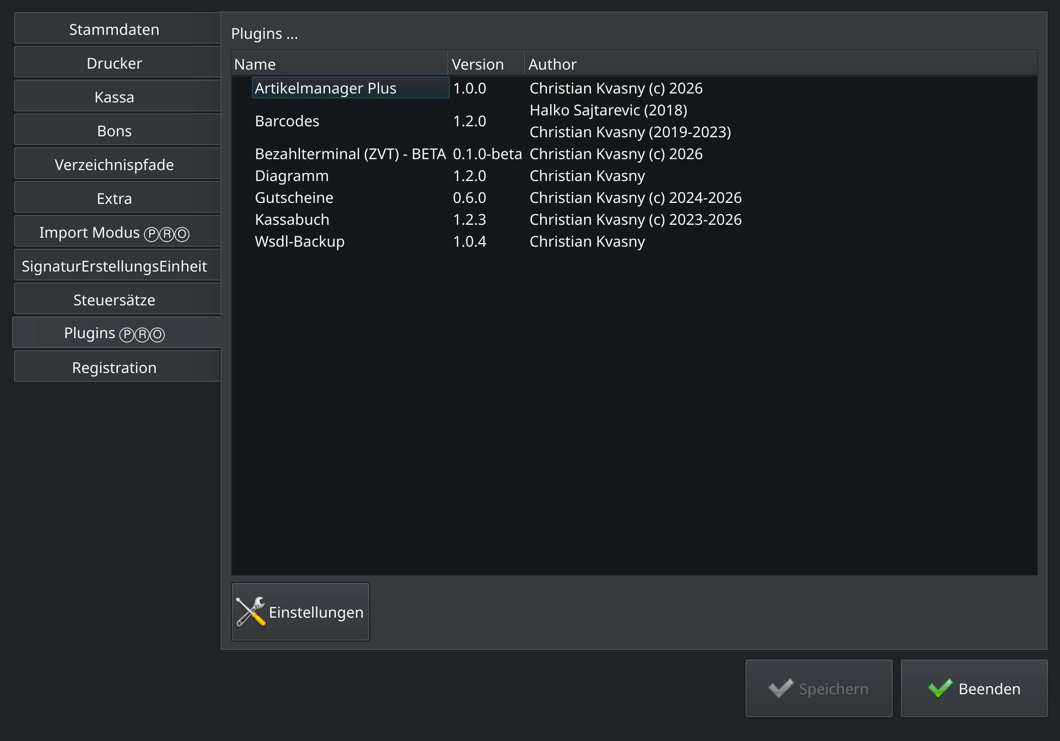 Plugins pro