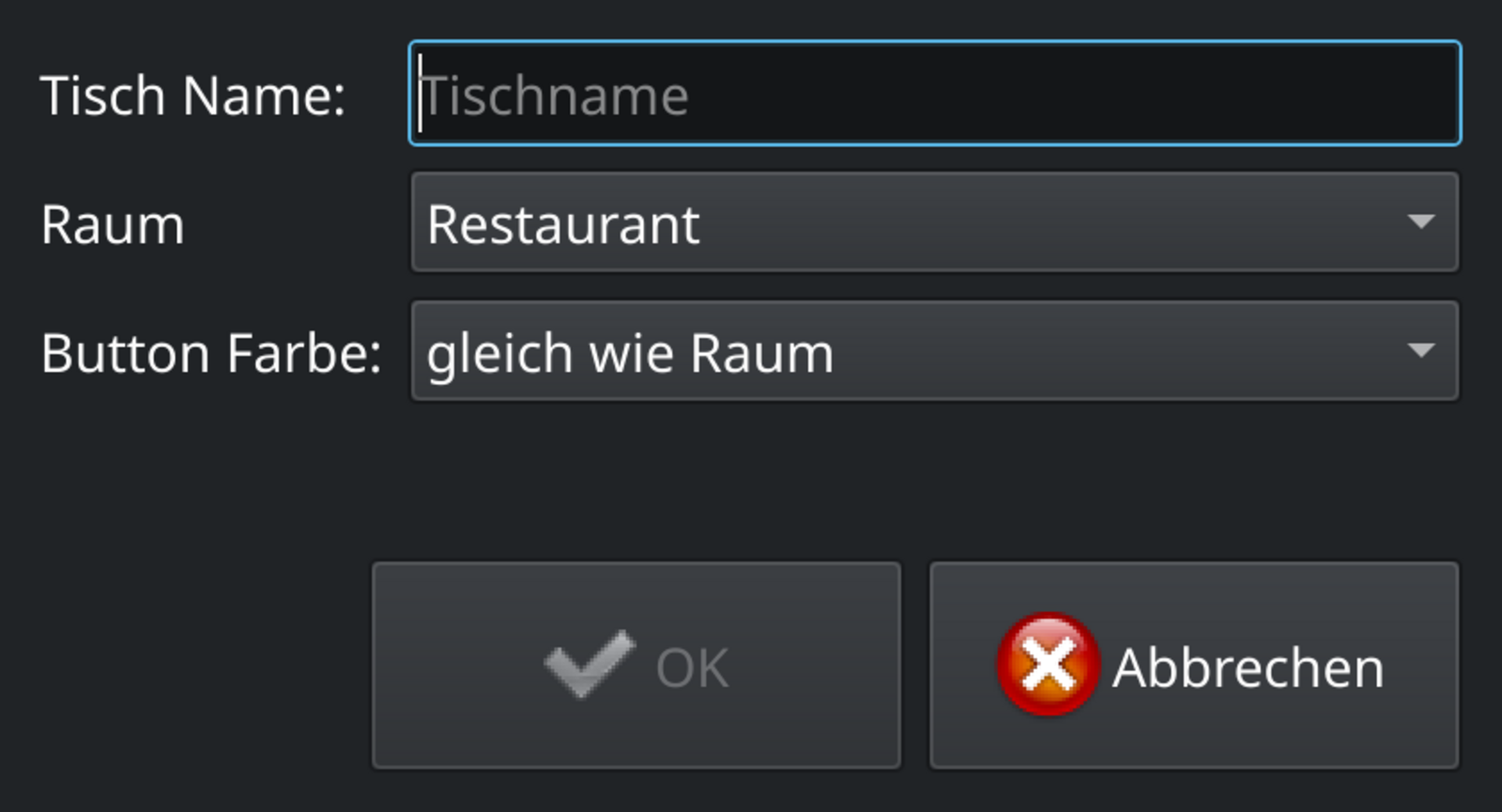 Raeume und tische anlegen 2